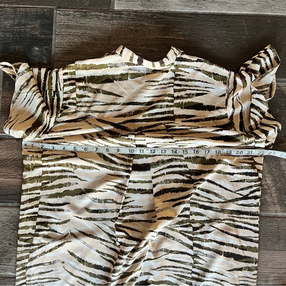 Lovestitch animal print long shirt duster top coverup M - Picture 10 of 10